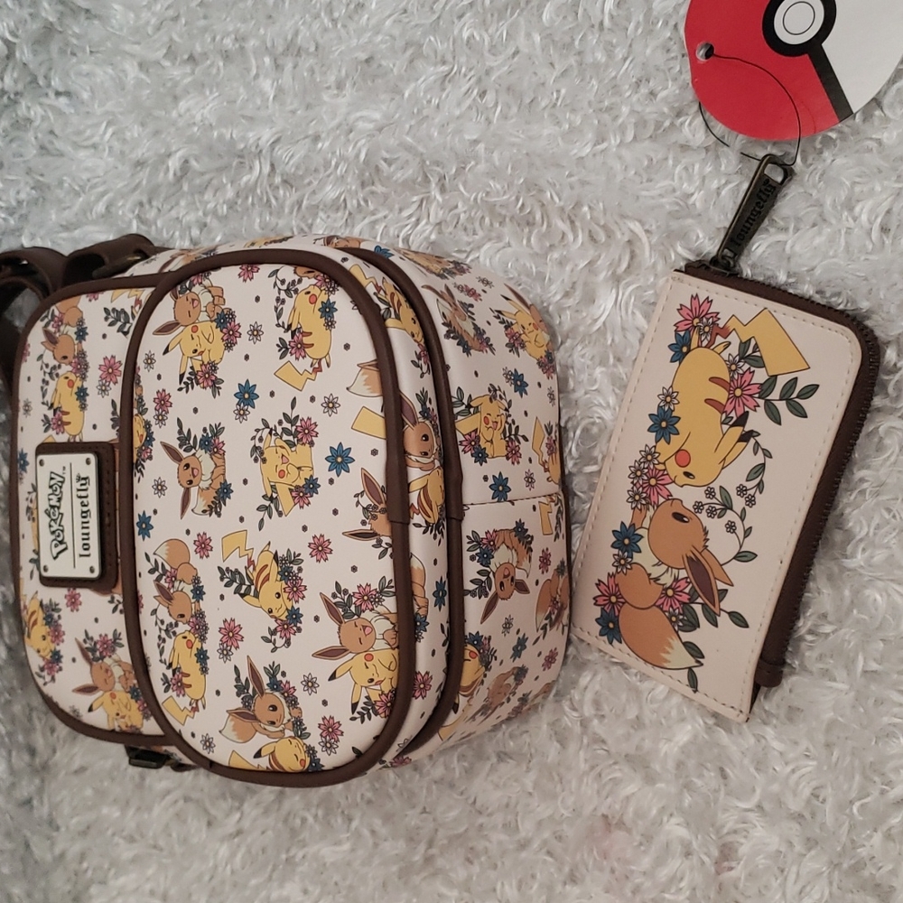 Loungefly Pokemon Crossbody and coin purse Set - Picture 3 of 16